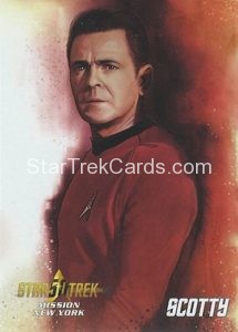 Star Trek 50th Mission New York Trading Card Scotty