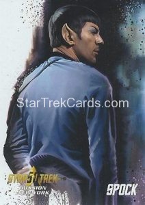 Star Trek 50th Mission New York Trading Card Spock