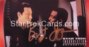 Star Trek After Market Autograph Card Brent Spiner Alternate