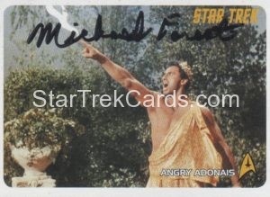 Star Trek After Market Autograph Card Michael Forest