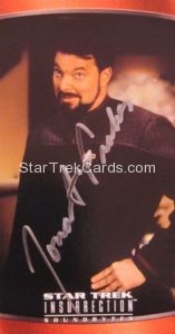 Star Trek After Market Autographed Trading Card Jonathan Frakes