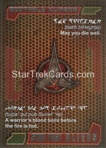 Star Trek Aliens Trading Card Q3