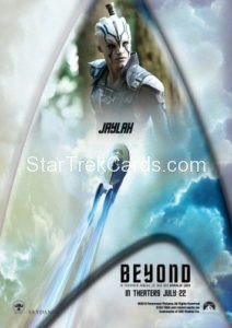 Star Trek Beyond Promo Set Trading Card Jaylah Back