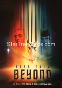 Star Trek Beyond Promo Set Trading Card Promotional Kirk Jaylah Spock Front