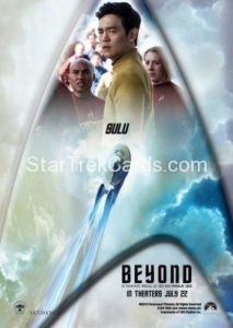 Star Trek Beyond Promo Set Trading Card Sulu Back