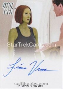 Star Trek Beyond Trading Card Autograph Fiona Vroom 1