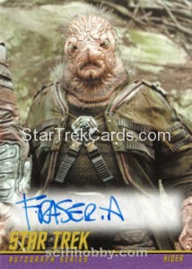 Star Trek Beyond Trading Card Autograph Fraser Aitcheson 2