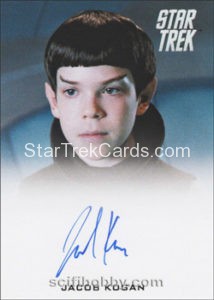 Star Trek Beyond Trading Card Autograph Jacob Kogan 1