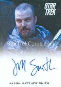 Star Trek Beyond Trading Card Autograph Jason Matthew Smith 2 1