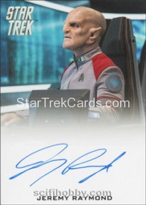 Star Trek Beyond Trading Card Autograph Jeremy Raymond 1
