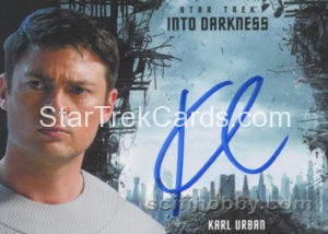 Star Trek Beyond Trading Card Autograph Karl Urban 2