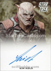 Star Trek Beyond Trading Card Autograph Kim Kold 1