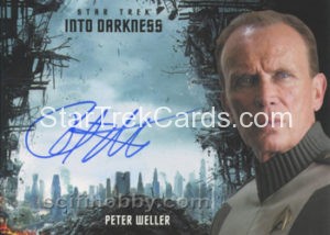 Star Trek Beyond Trading Card Autograph Peter Weller