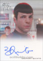 Star Trek Beyond Trading Card Autograph Zachary Quinto