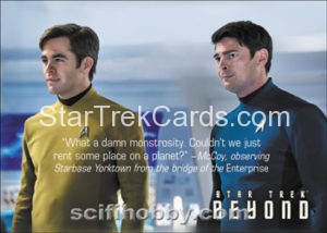 Star Trek Beyond Trading Card Q1