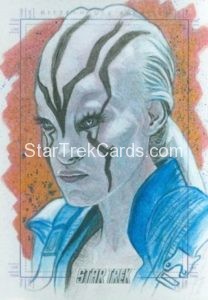 Star Trek Beyond Trading Card Sketch Dan Bergren