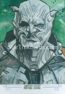 Star Trek Beyond Trading Card Sketch Jeff Mallinson