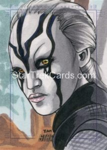 Star Trek Beyond Trading Card Sketch Rich Molinelli