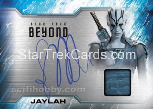 Star Trek Beyond Trading Card Sofia Boutella Autograph Relic Card