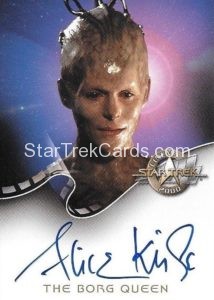 Star Trek Cinema 2000 Trading Card A8 Blue Ink