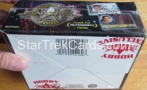 Star Trek Cinema 2000 Trading Card Box Back