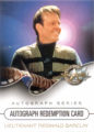 Star Trek Cinema 2000 Trading Card Dwight Schultz Redemption