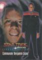 Star Trek Command Edition Playmates Action Figure Cards Commander Benjamin Sisko