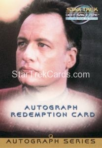 Star Trek Deep Space Nine Memories From The Future Redemption Card John DeLancie