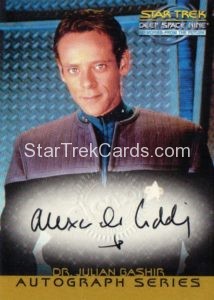 Star Trek Deep Space Nine Memories From The Future Trading Card A1 Black Ink
