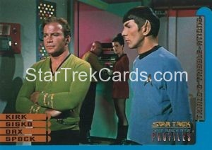 Star Trek Deep Space Nine Profiles Trading Card Five of Nine