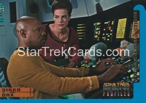 Star Trek Deep Space Nine Profiles Trading Card Four of Nine