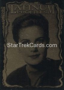 Star Trek Deep Space Nine Profiles Trading Card Latinum Four of Nine