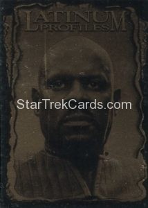 Star Trek Deep Space Nine Profiles Trading Card Latinum One of Nine