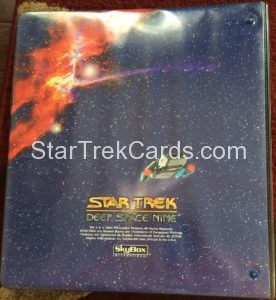Star Trek Deep Space Nine Trading Card Binder Back