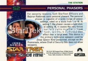 Star Trek Deep Space Nine Trading Card S2 Back
