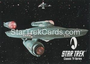 Star Trek Fan Club Trading Card Star Trek The Original Series USS Enterprise
