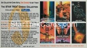 Star Trek Generations Trading Card Cinema Ad Card