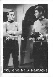Star Trek Leaf 1967 Trading Card 59 Front
