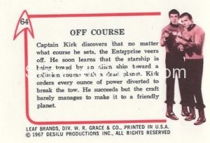 Star Trek Leaf European Trading Card Back 64