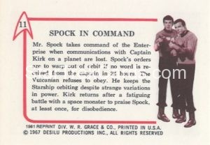 Star Trek Leaf Reprint Pink Back Version Back 11
