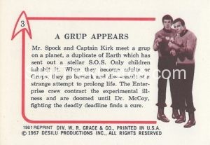 Star Trek Leaf Reprint Pink Back Version Back 3