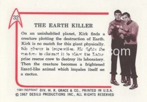 Star Trek Leaf Reprint Pink Back Version Back 32