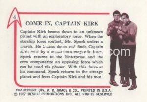 Star Trek Leaf Reprint Pink Back Version Back 4