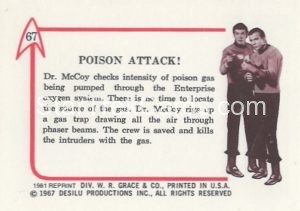 Star Trek Leaf Reprint Pink Back Version Back 67