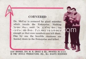 Star Trek Leaf Trading Card 55 Back