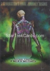 Star Trek Nemesis Trading Card MP1
