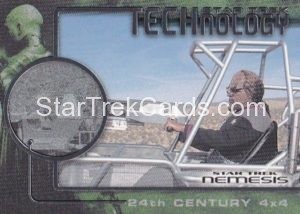 Star Trek Nemesis Trading Card T3