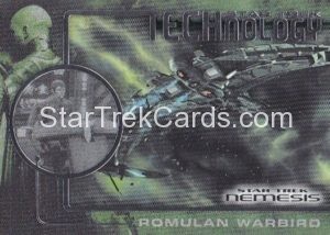 Star Trek Nemesis Trading Card T7