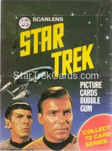 Star Trek Scanlens Box of Wax Packs