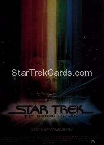Star Trek Silver Cinema Art Collection Series The Motion Picture Paper